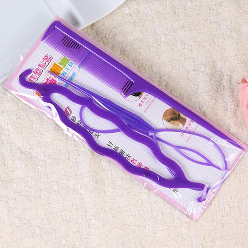 Четыре-комплект из двух предметов в Корейском стиле Hairband Мода Diy Пластик смолы плиты волос инструмент для Для женщин Девушка творческая волос Стиль украшения - Цвет: 2
