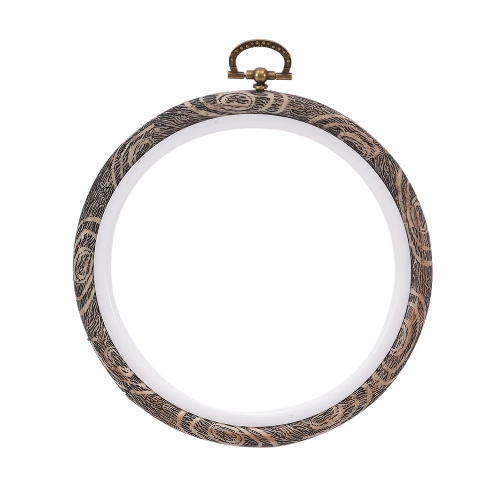 round 11cm Embroidery Hoops Frame Set Bamboo Wooden Embroidery Hoop Rings for DIY Cross Stitch Needle Craft Tools