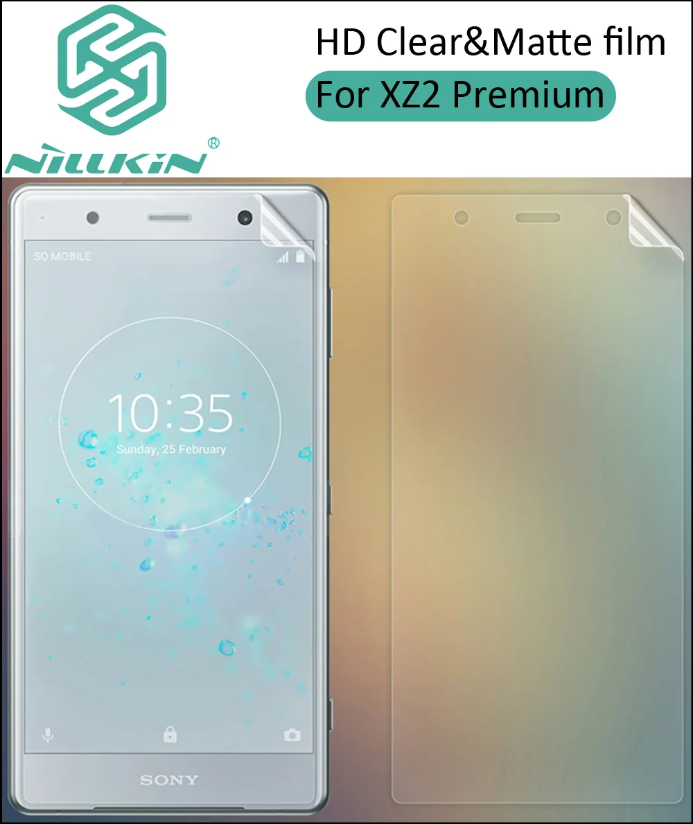 Защитная пленка Nillkin для Sony Xperia XZ2 матовая HD прозрачная мягкая | Мобильные