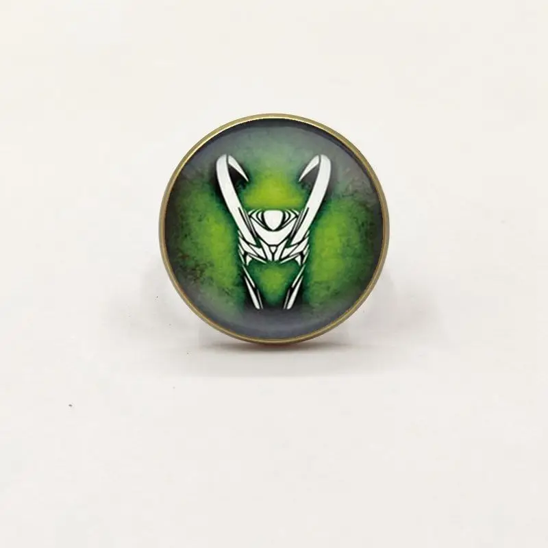 Loki God of Mischief стеклянное кольцо чокер винтажное массивное ювелирные