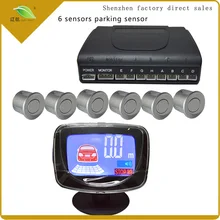 Light Heart Waterproof 6 Rear Front View Car font b Parking b font font b Sensors