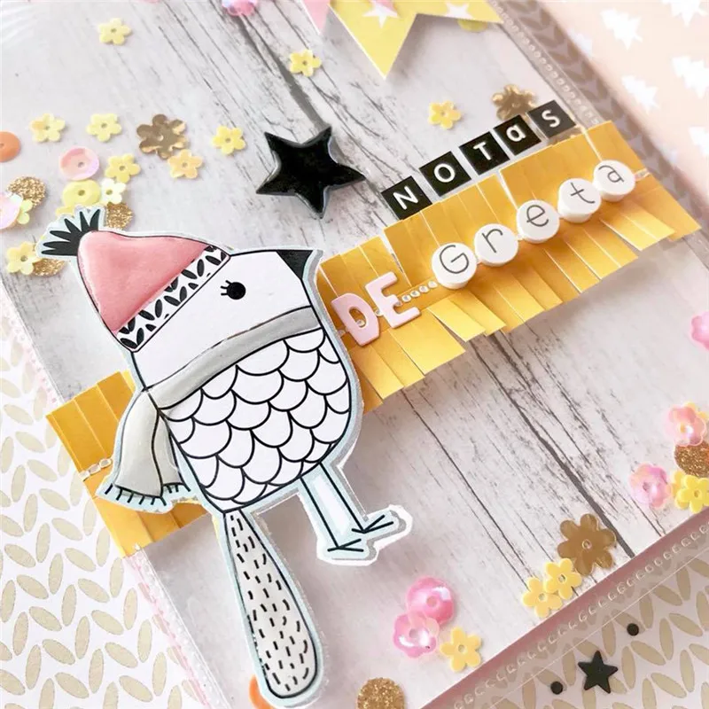 

GJCrafts Cute Element Metal Cutting Dies New 2019 for Animal Dies Scrapbooking Card Decor Craft Dies Embossing Peper Die Cut