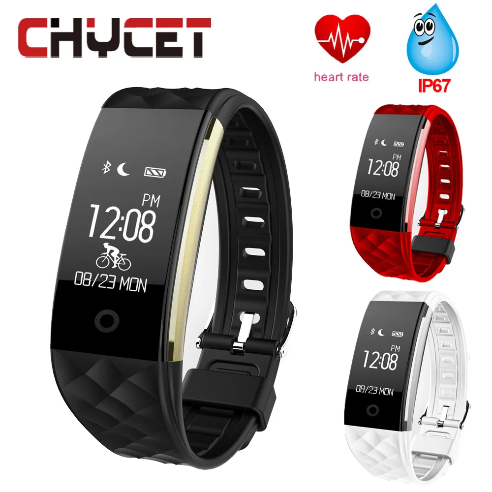 

Original S2 Bluetooth Smart Band Wristband Heart Rate Monitor Pedometer IP67 Waterproof Fitness Bracelet For Android IOS Phone