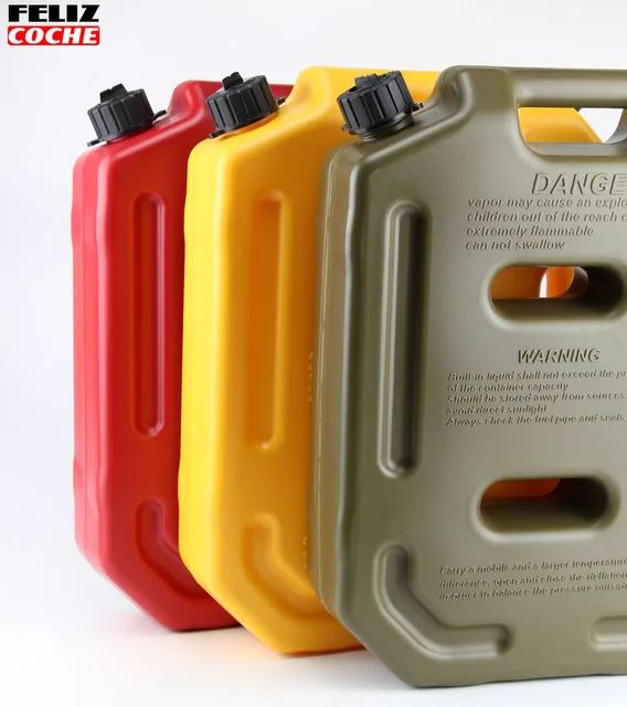 10L Hot Sale Jerrycan Practical Long Haul Gasoline Diesel Fuel Tank Can