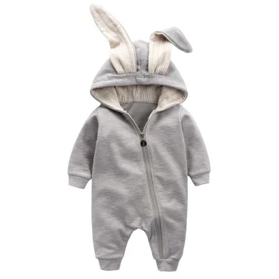 Baby Rompers Autumn Baby Clothing Sets Roupas Bebes Rabbit Newborn Baby Clothes Cute Baby Jumpsuits Infant Girls Clothing - Цвет: Baby Clothing