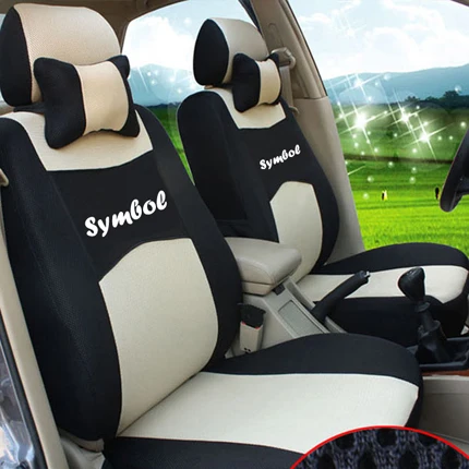Cartailor чехлов сидений автомобилей пользовательские подходят для VW Scirocco сиденья набор салона Черные Сетчатые мест протектор - Название цвета: beige