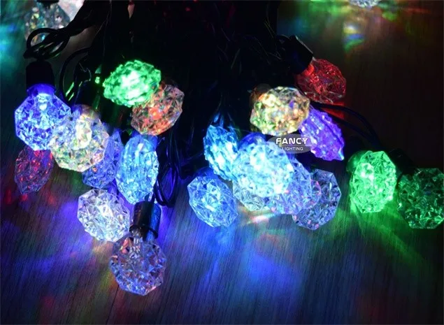 5M 50 led 110V/220V waterproof led string light colorful led curtain christmas light for indoor outdoor wedding party decoration