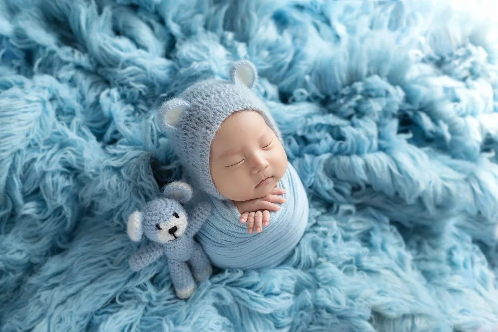 Пушистое шерстяное одеяло цвета хаки для фотосъемки, реквизит для маленьких мальчиков, одеяло для новорожденных, толстый плюш, шерстяной