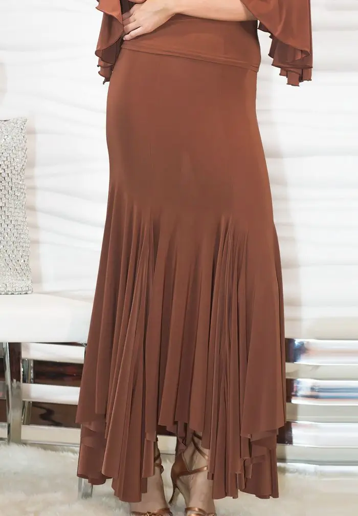 Irregular Skirt Modern Dance Practice Performance Big Flare Skirt Hem