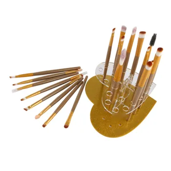

20 Grids Heart-shaped Makeup Brush Display Stand Holder Drying Rack Cosmetic Brushes Showing Rack Drying Display Stand Storage
