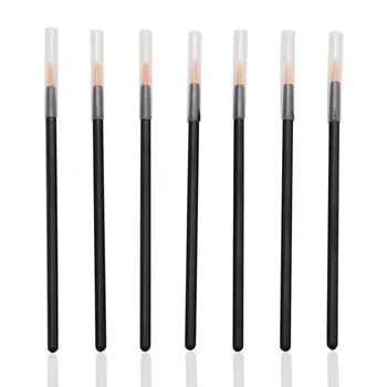 

1000PCS/Pack Disposable Makeup Brushes Swab Microbrushes Eyeliner Brush with Cover Individual Lash Removing Tools Lint Free