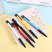 6 шт./партия, лидер продаж, высококачественные шариковые ручки с синими чернилами, 0,7 мм, школьные офисные принадлежности, гибкие шариковые ручки