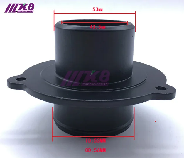 EA113 turbo outlet K04 K03 MK5/6 ГЛУШИТЕЛЬ турбо delete TT S R20 Golf R GT I ED30 ED35 Scirocco MK3 Seat Cupra S3 A3 2 0 T