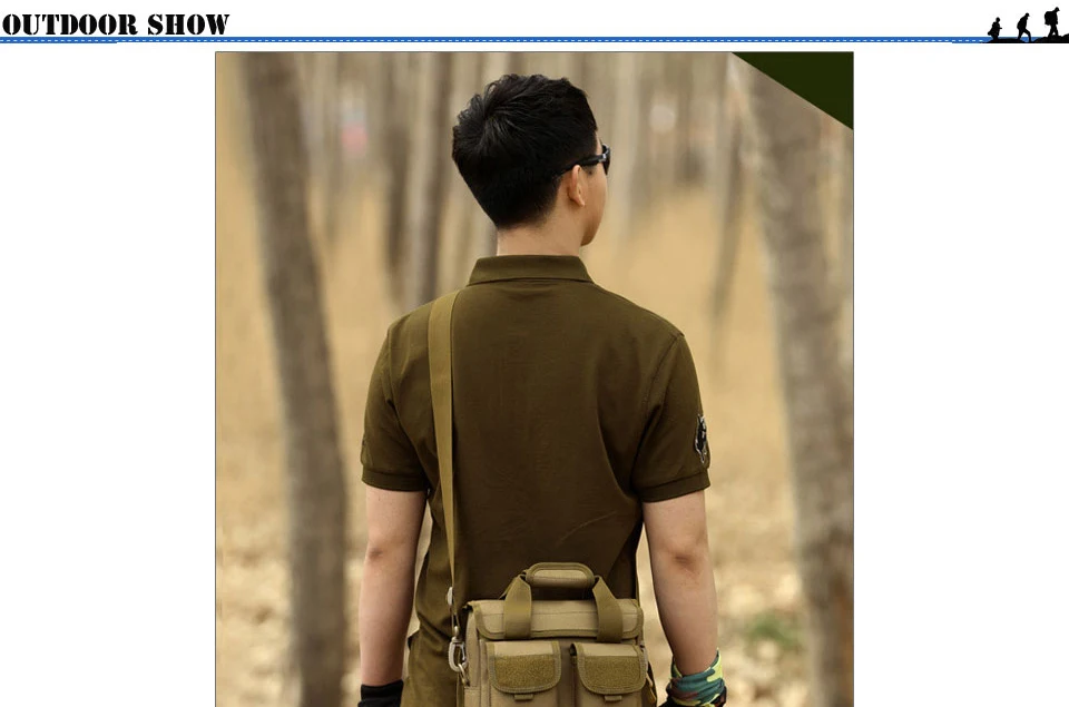 Hot Sale Sports Single Shoulder Military Camping Hiking Tactical Bag Handbag Outdoor Men Waterproof Army Molle Hunting Backpack