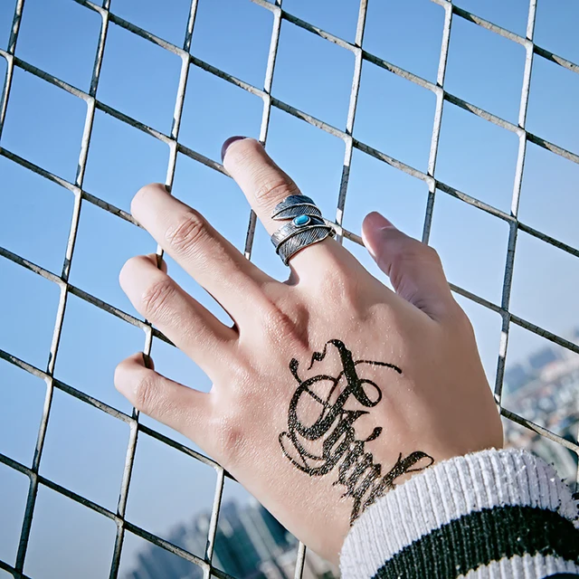 Steel soldier wholesale stainless steel feather with stone opening ring popular Steel soldier wholesale stainless steel feather with stone opening ring popular