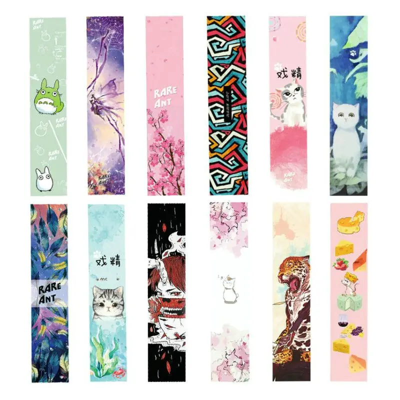 Grip Tape Skateboard Parts MNSRUU Skateboard Grip Tape 1PC Octopus