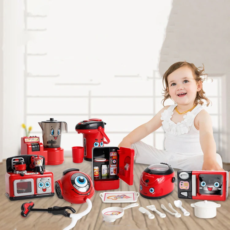 

New Washing Machine Vending Machine Vending Machine Small Household Appliances Microwave Oven Children's Play House Toys