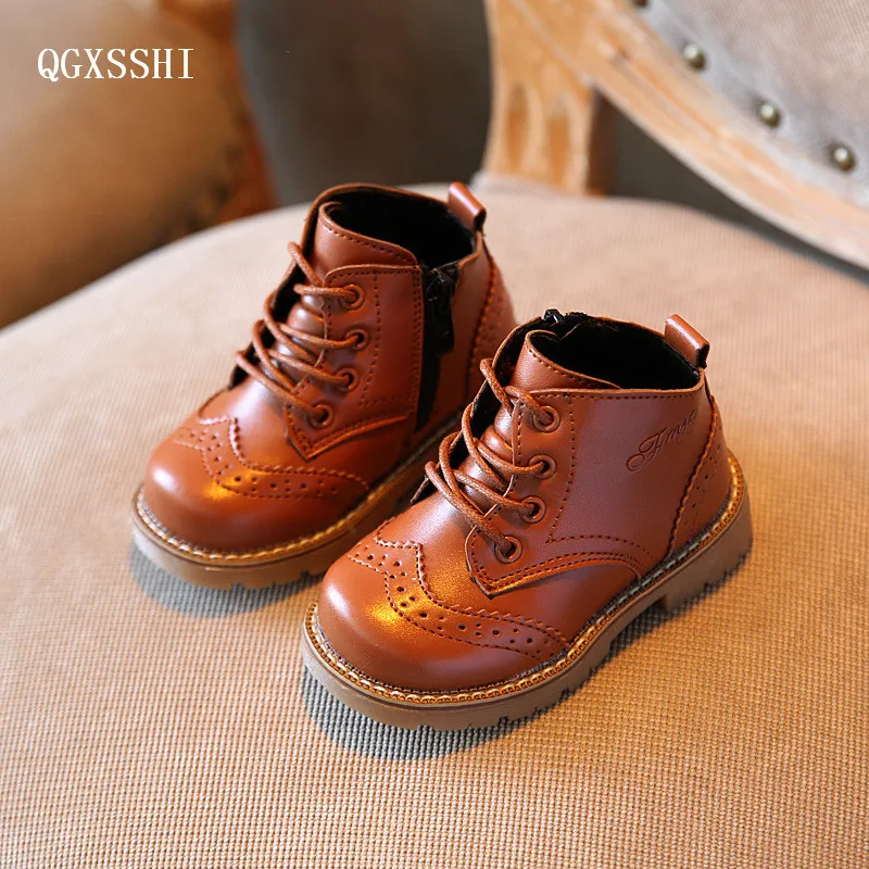 

QGXSSHI New fashion children ankle boots kids fashion sneakers boots for boys and girls running shoes fashion sneakers