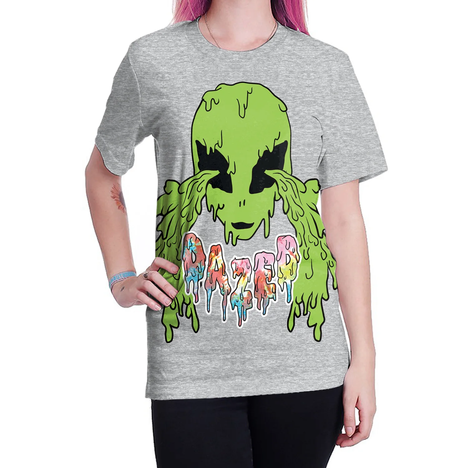 Для женщин Летняя футболка чужой Одежда с рисунком Футболки для Femme Camisetas poleras де