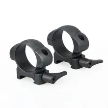 PPT тактическое крепление для прицела раздельное QD быстрое отсоединение 30 мм крепление для прицела черного цвета для рельса 21,2 мм для наружного охотничьего PP24-0162