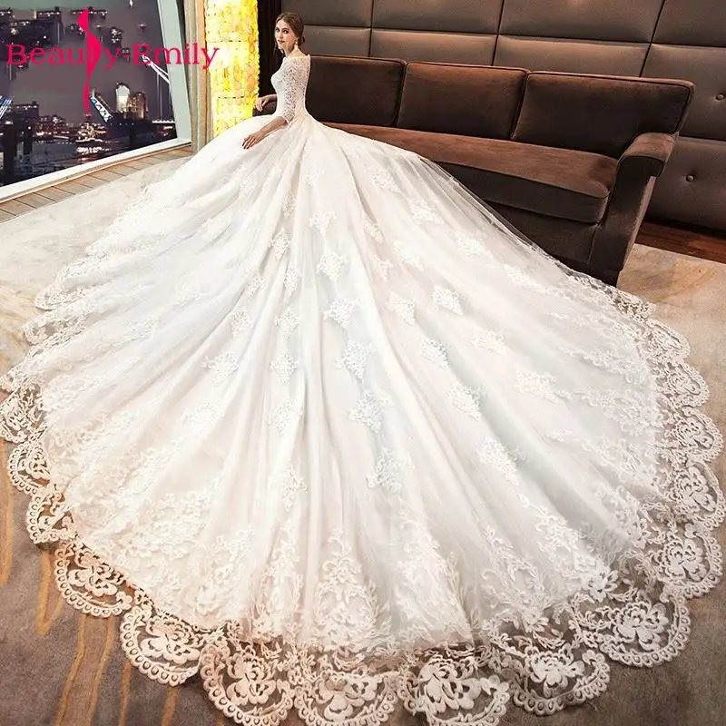 Красивое сексуальное бальное платье цвета слоновой кости на шнуровке, свадебные платья, торжественное свадебное платье, роскошное свадебное платье с бусинами