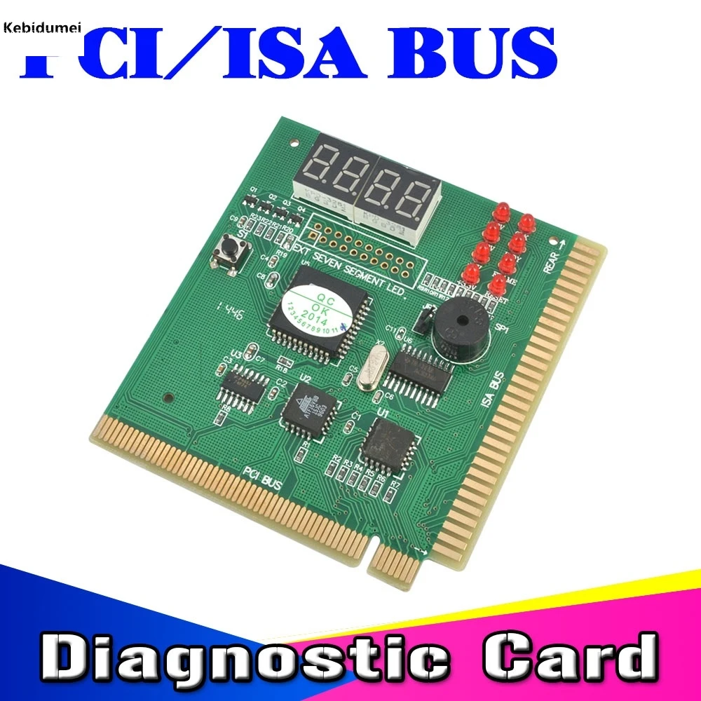 2016 новое поступление дисплей для диагностики шины PCI и ISA 4 значный ПК компьютер