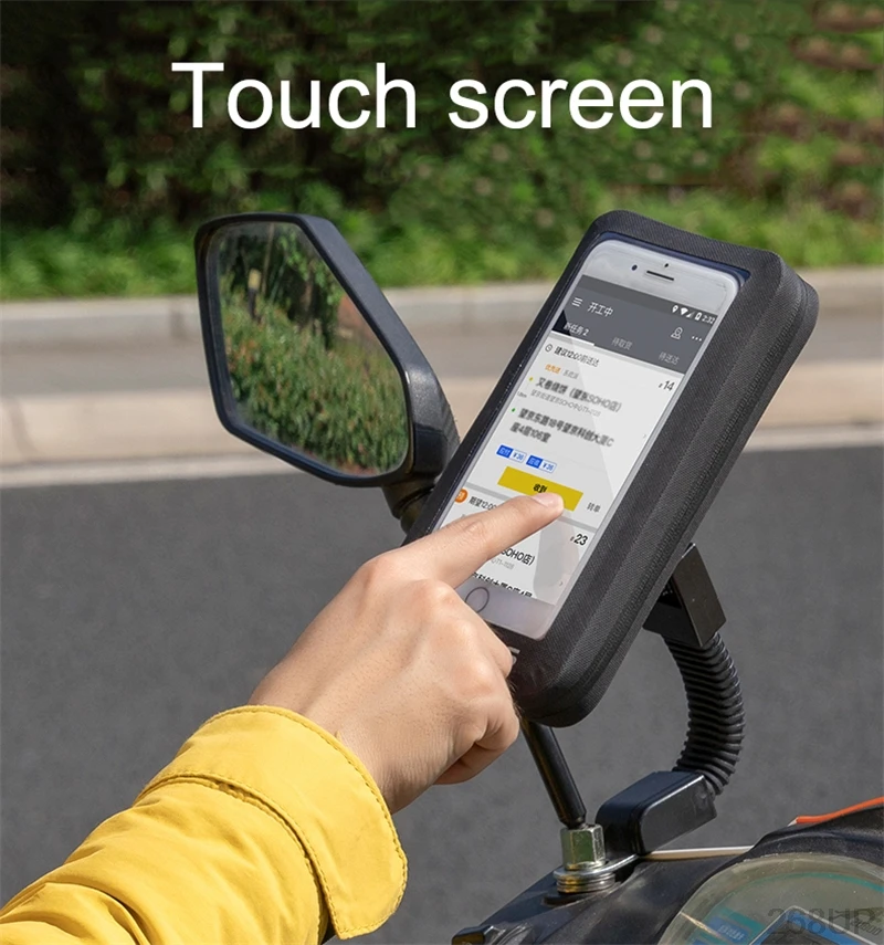 Мотоциклетный чехол для телефона держатель Поддержка для Moto подножка скутера сумка для Iphone X 8 Plus SE S9 gps водонепроницаемый чехол сенсорный экран