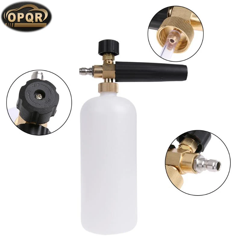 OPQR Car Wash Foam Gun High Pressure Washer Foame Snow Foam Lance for Car Washer Auto Washing Adjustable Nozzle Sprayer