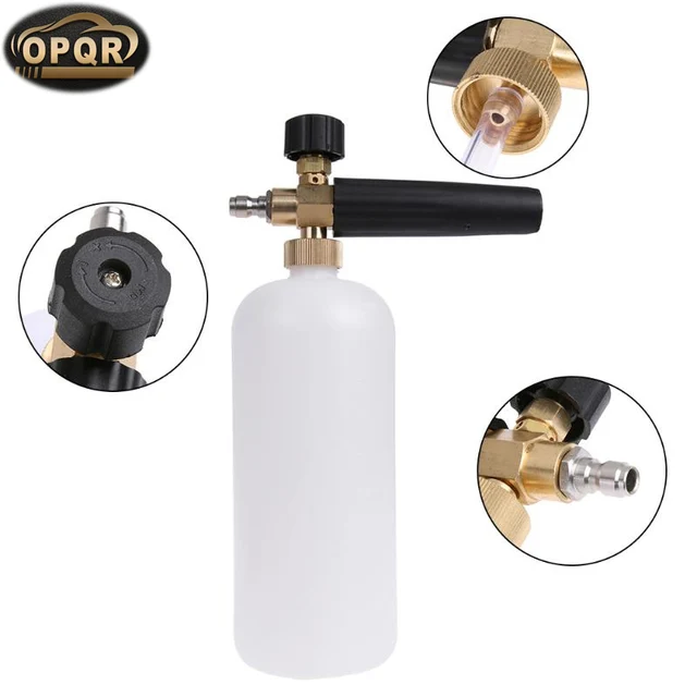 OPQR Car Wash Foam Gun High Pressure Washer Foame  Snow Foam Lance for Car Washer Auto Washing Adjustable Nozzle Sprayer