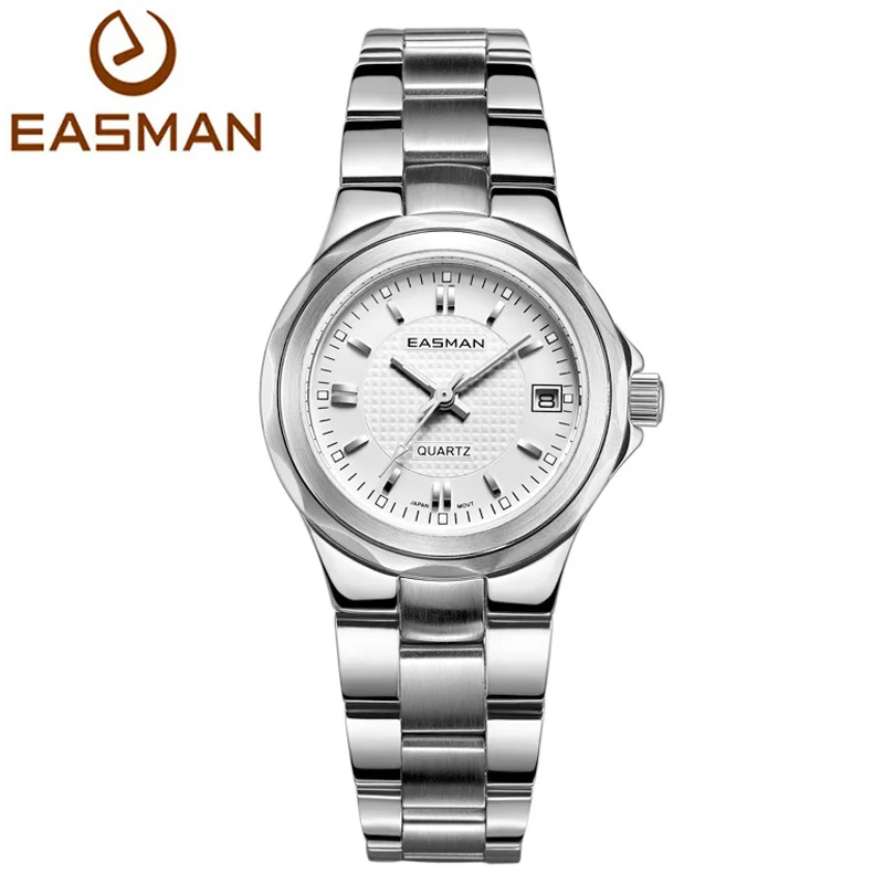 

EASMAN Women Watches White Waterproof Date Show Fashion Casual New Lady Dress Quartz Watch For Ladies Women Wrist watches