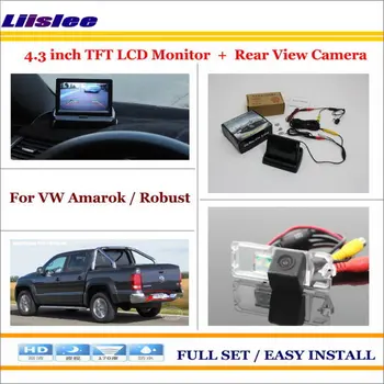 

Liislee For Volkswagen VW Amarok / Robust 2010~2014 Car Reverse Rear Camera + 4.3" TFT LCD Monitor = 2 in 1 Parking System