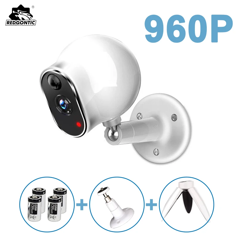 960P HD Wire Free Battery IP Camera Wifi Mini Wireless CCTV IP Kamera