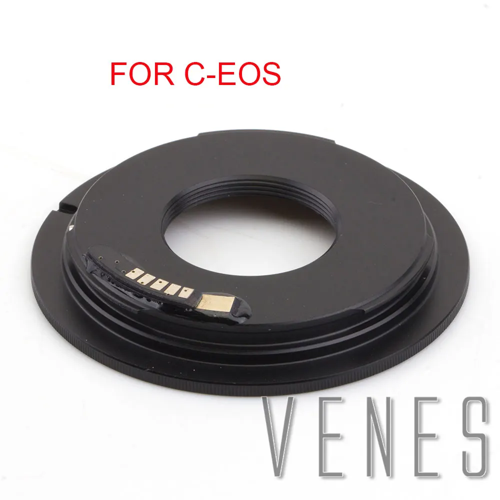 

Venes For C-EOS Macro AF Confirm Adapter Suit For 16mm C Mount Lens to Canon (D)SLR Camera 4000D/2000D/6D II/200D/77D/5D IV