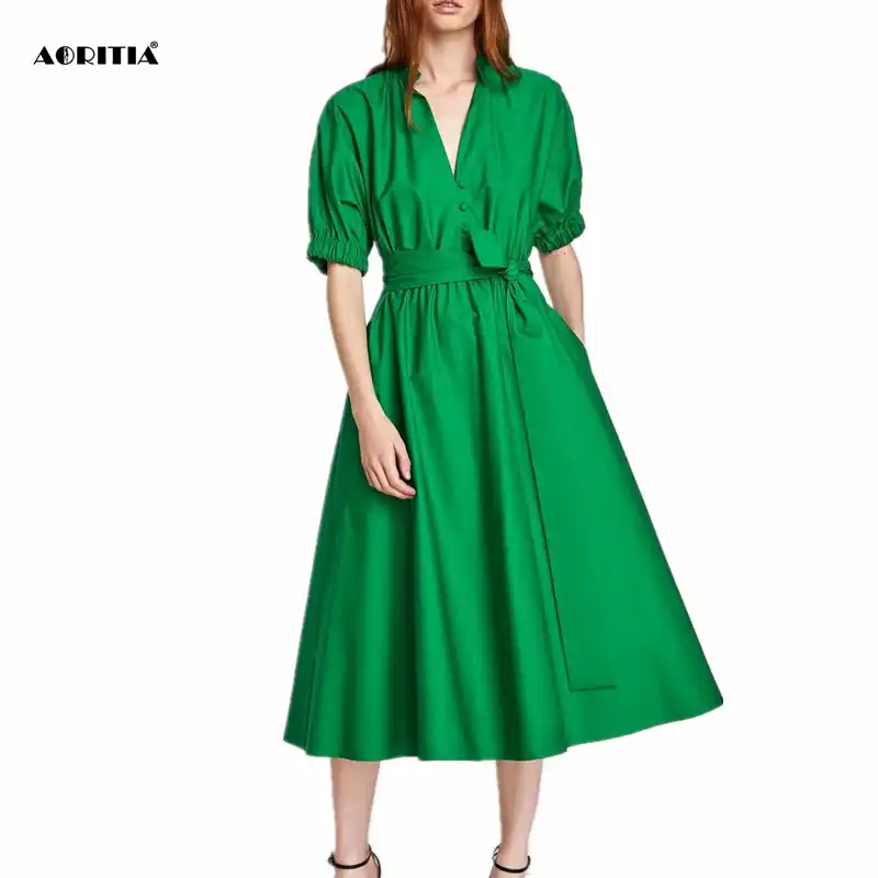 Green summer dresses 2020 Clearance
