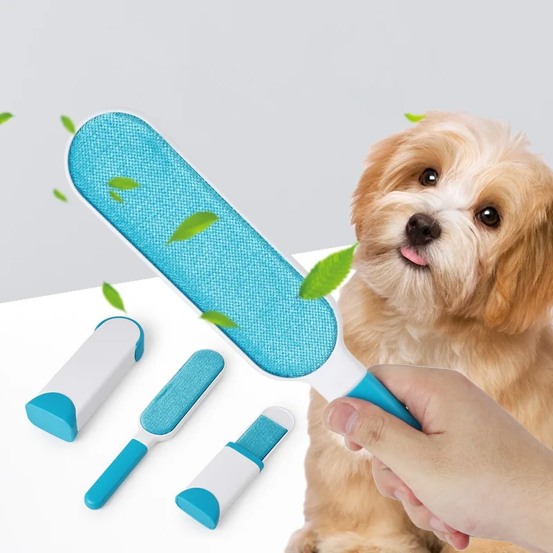 

Dog Comb Tool Pet Hair Remover Brush Dog Cat Fur Brush Base Double-Side Home Furniture Sofa Clothes Cleaning Lint Brush