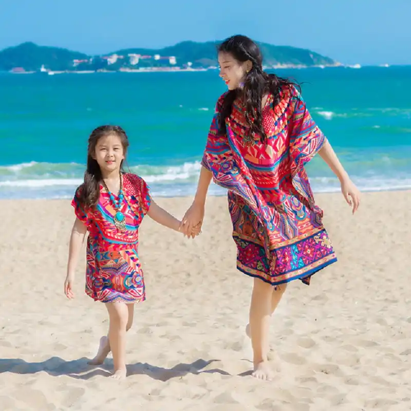 mother and daughter beach dresses