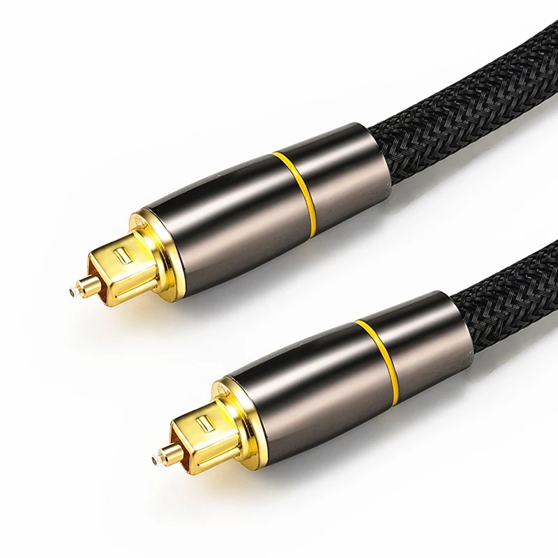 Trumsoon SPDIF Gold Plated Digital Optical Audio Cable Toslink Coaxial Cable for Amplifier Blu-ray Player Sound Bar DVD