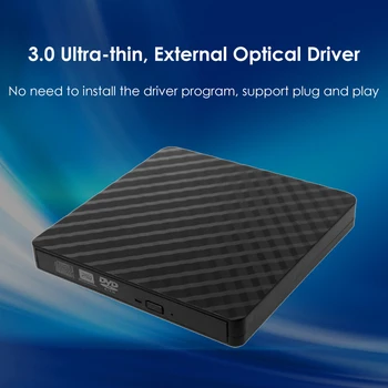 

USB 3.0 Portable Ultra Thin External Dvd Optical ODD Caddy DVD Recorder 5Gbps Date Transfer Dvd Drive for Notebook Mobile PC