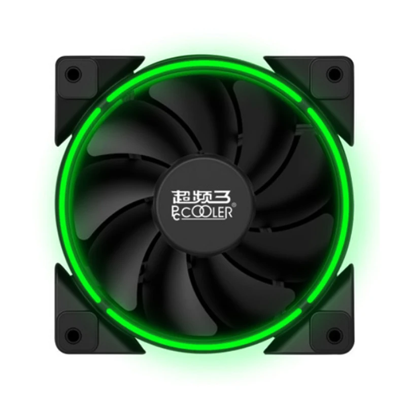 New Hot Blue LED Computer Components Chassis Fan Transparent Desktop Computer Host Cooling Fan Silent 120*120*25mm Fans Cooling