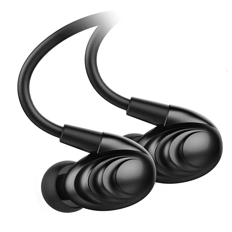 FiiO Metal Case Triple Driver Hybrid In-Ear HiFi Earphones/Headphone 3.5mm With Circle Iron Mixed F9SE Without Mic