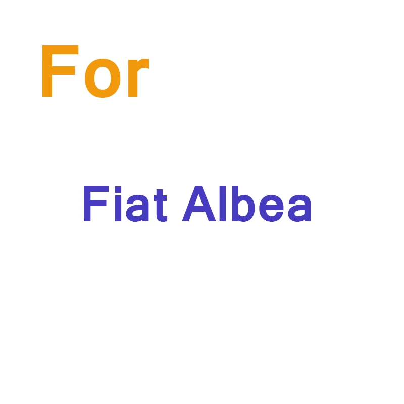 Cawanerl резиновые уплотнения полосы комплект уплотнение пришитую уплотнитель для Fiat Perla Palio Weekend Сиена Albea идея - Цвет: For Fiat Albea