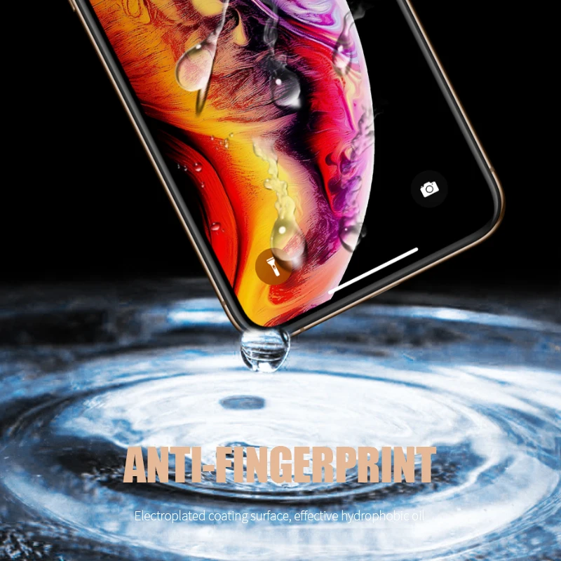 NAGFAK 6D Защитное стекло для iPhone X XR XS MAX стекло полное покрытие iPhone X 10 протектор экрана xs закаленное стекло