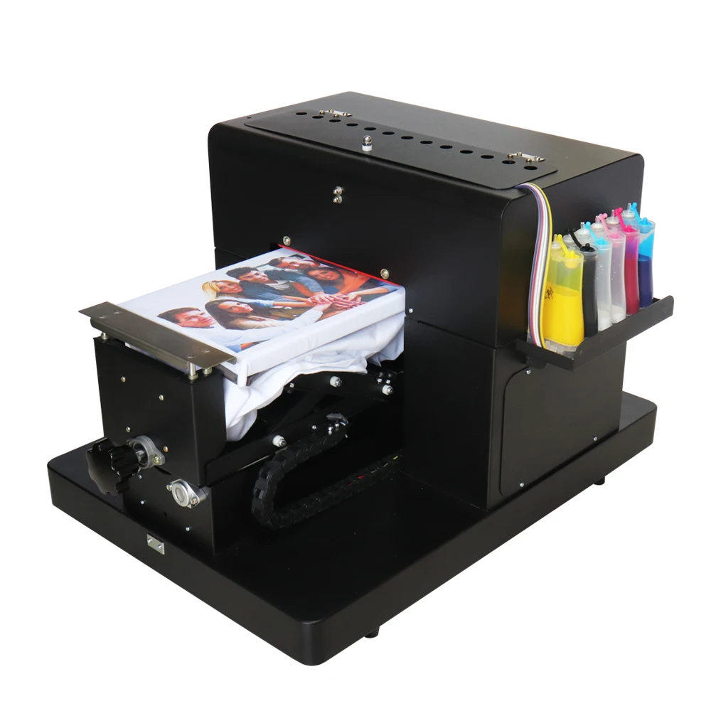 Buy 2018 hot selling A4 size flatbed printer machine