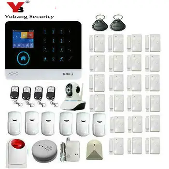 

YobangSecurity Wifi Wireless WCDMA/CDMA 3G GSM Home Alarm System DIY Kit with Auto Dial WIFI IP Camera Wireless Flash Siren