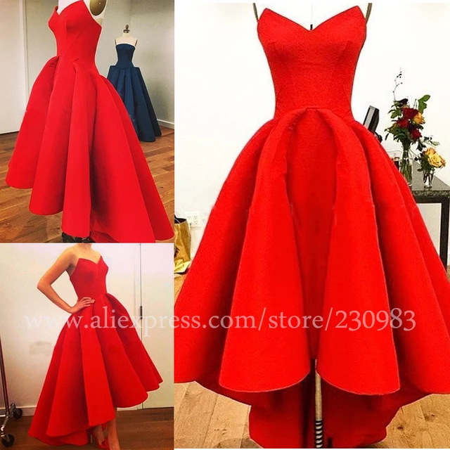 cute long red dresses