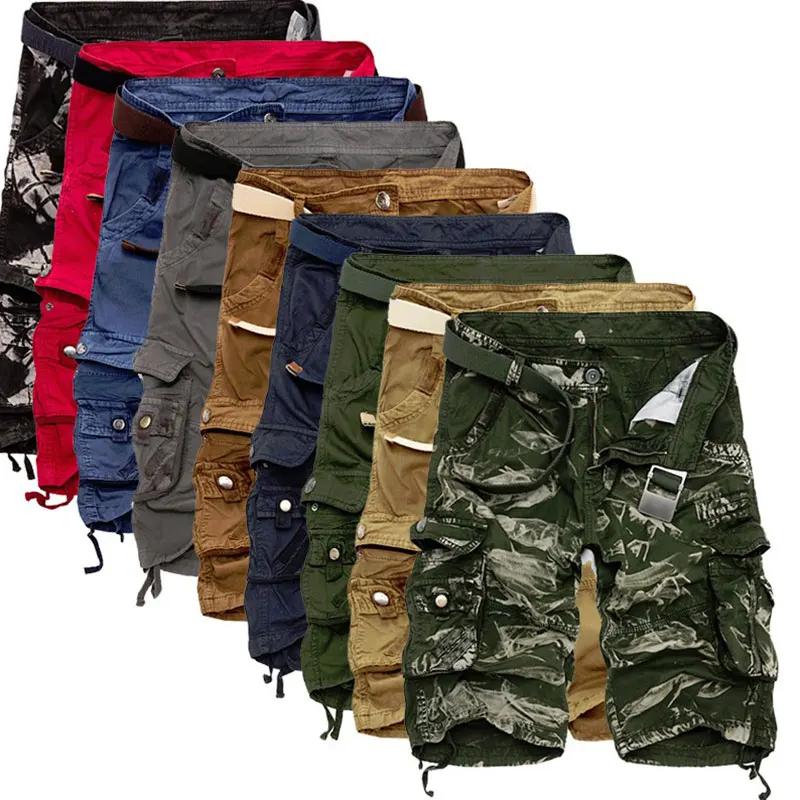 

SFIT Men Cool Camouflage Summer Hot Sale Cotton Casual Men Short Pants Brand Clothing Comfortable Camo Men Cargo Shorts