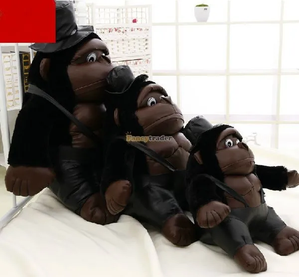 Fancytrader 2015 Hot Selling! 31'' 80cm Super Funny Stuffed Soft Plush Cute Jumbo Muscle Chimpanzee Gorilla, Free Shipping FT50768 (10)