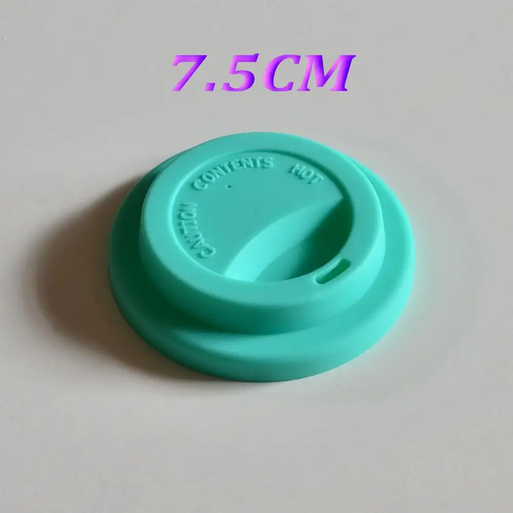 Эко-друг силиконовые крышки для кружек(без кружек) пылезащитные крышки для керамической кофейной чашки для напитков крышки для кружек разных диаметров крышки - Цвет: D 7.5CM maroon