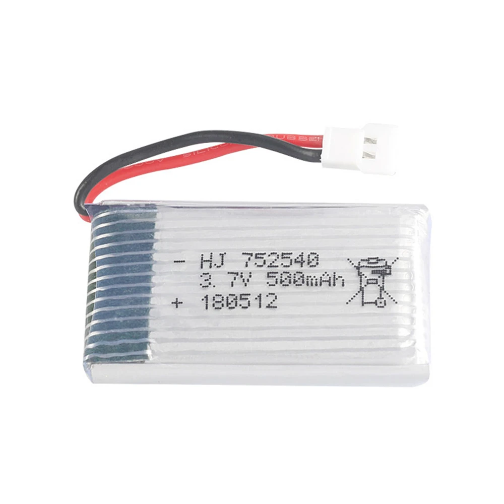 

3.7V 500mAh Lipo Battery For Syma X5C X5SW M68 Cheerson CX-30 H5C Quadrocopter 3.7 V 500 mAh Li-po battery 3.7 752540