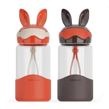 Meng Pet кролик боросиликатное стекло бутылка чай стекло для сока